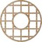 Ekena Millwork O'Neal Wood Fretwork Pierced Ceiling Medallion, Red Oak, 20"OD x 7 1/4"ID x 3/8"T CMWP20X20X0375ONRO - alternate 5